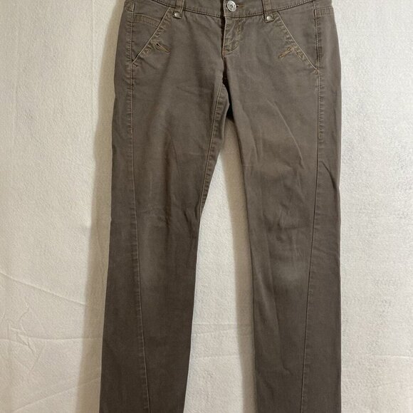 Mexx‎ Grey/Brown Denim Straight Boot Cut Women's Jeans- US Size 4 - 36/38 - Picture 1 of 9